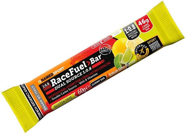 RACE FUEL BAR LEMON LIME BARRETTA 60 G - RACE FUEL BAR LEMON LIME BARRETTA 60 G