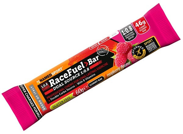 RACE FUEL BAR RASPBERRY BARRETTA 60 G - RACE FUEL BAR RASPBERRY BARRETTA 60 G