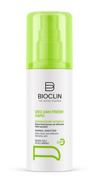 BIOCLIN DEO 24H VAPO SENZA PROFUMO NUOVA FORMULAZIONE 100 ML - BIOCLIN DEO 24H VAPO SENZA PROFUMO NUOVA FORMULAZIONE 100 ML