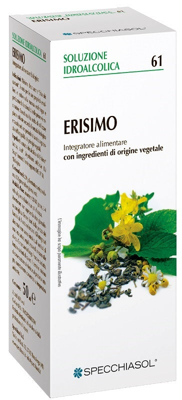 ERISIMO 61 SOLUZIONE IDROALCOLICA 50 ML - ERISIMO 61 SOLUZIONE IDROALCOLICA 50 ML