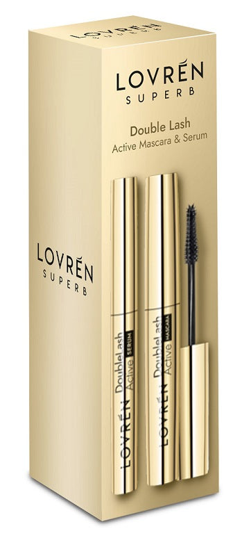 LOVREN DOUBLE LASH KIT 1 MASCARA + 1 SERUM - LOVREN DOUBLE LASH KIT 1 MASCARA + 1 SERUM