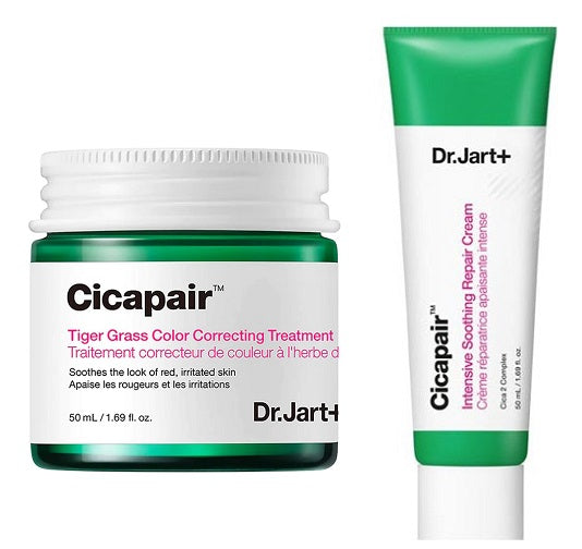Dr.Jart+ Cicapair™ Skin Calming Recipe Cofanetto Idratante, Crema viso colorata idratante, Tratt.viso 24 ore lenitiva