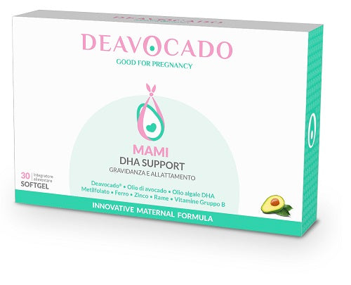 Deavocado MAMI Dha Support Gravidanza e Allattamento 30 softgel