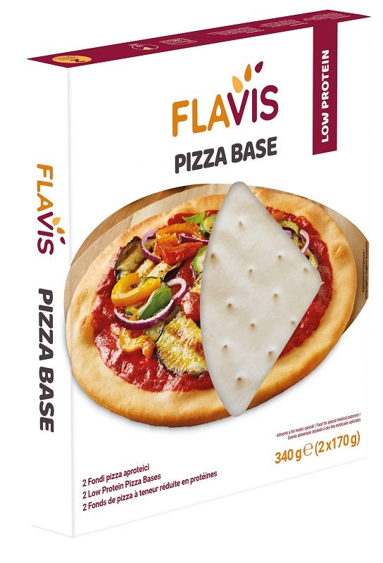 FLAVIS PIZZA BASE 2 FONDI PIZZA APROTEICI DA 170 G - FLAVIS PIZZA BASE 2 FONDI PIZZA APROTEICI DA 170 G
