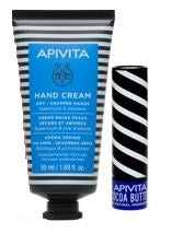 APIVITA PROMO XM WINTER WONDERS HYPERICUM CREMA MANI SECCHEE SCREPOLATE 50 ML + BALSAMO LABBRA CON BURRO DI CACAO SPF204,4 G
