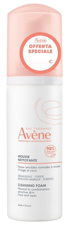Eau Thermale Avène Les Essentiels - Mousse Opacizzante Detergente 150 ml
