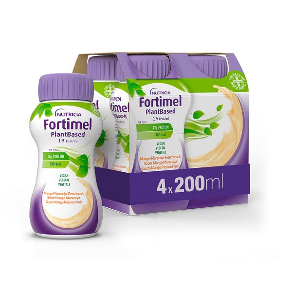 FORTIMEL PLANT BASED MANGO PASSION FRUIT 4 BOTTIGLIE DA 200ML