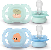 PHILIPS AVENT SUCCHIETTI ULTRASTART 0-2M VERDE E AZZURRO CONDISEGNI 2 PEZZI