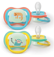 PHILIPS AVENT SUCCHIETTI AIR NOTTE +18M CON ANIMALI LEOPARDOSCIMMIA 2 PEZZI