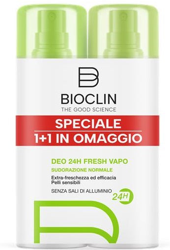 BIOCLIN DEODORANTE 24H VAPO FRSG NUOVA FORMULA 2 PEZZI 100 ML BIPACK