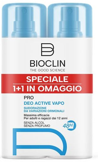 BIOCLIN DEODORANTE PRO ACT VAPO SENZA PARABENI 2 PEZZI 100 ML BIPACK - BIOCLIN DEODORANTE PRO ACT VAPO SENZA PARABENI 2 PEZZI 100 ML BIPACK
