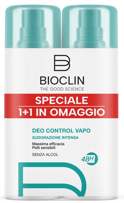BIOCLIN DEODORANTE CONTROL VAPO NUOVA FORMULA 2 PEZZI 100 MLBIPACK
