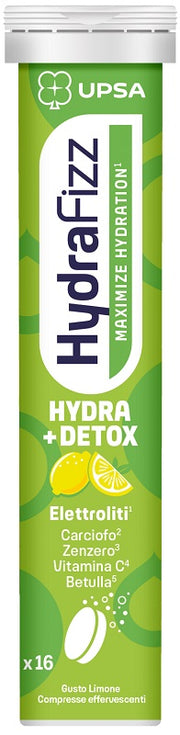 UPSA HYDRAFIZZ DETOX MAXIMIZE HYDRATION 16 COMPRESSE EFFERVESCENTI