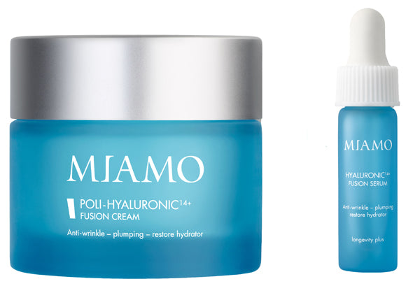 MIAMO POLI HYALURONIC14+ FUSION CREAM BUNDLE CREAM 50 ML + SERUM 4 ML - MIAMO POLI HYALURONIC14+ FUSION CREAM BUNDLE CREAM 50 ML + SERUM 4 ML