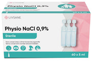 LIVSANE PHYSIO NACL 0,9% SOLUZIONE ISOTONICA STERILE A BASEDI CLORURO DI SODIO 0,9% 60 FLACONCINI MONODOSE DA 5 ML