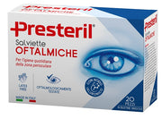 SALVIETTE OFTALMICHE PRESTERIL 20 PEZZI