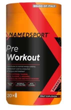 PRE WORKOUT FRUIT EXPLOSION 400 G SENZA GLUTINE NATURALMENTEPRIVO DI LATTOSIO