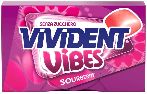 VIVIDENT VIBES SOURBERRY 23 G SENZA GLUTINE CON EDULCORANTI