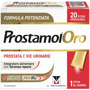 PROSTAMOL ORO 20 STICK OROSOLUBILI DA 1,6 G CON EDULCORANTISENZA GLUTINE NATURALMENTE PRIVO DI LATTOSIO