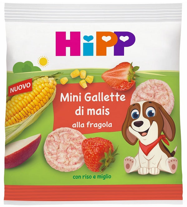 HIPP MINI GALLETTE MAIS FRAGOLA 23 G