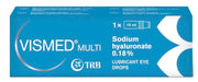 COLLIRIO LUBRIFICANTE VISMED MULTI ACIDO IALURONICO 0,18% 10ML