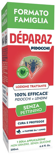 DEPARAZ LOZIONE TRATTANTE ANTI PIDOCCHIO 200 ML