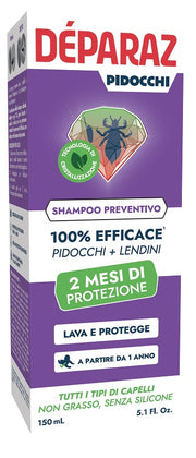 DEPARAZ SHAMPOO PREVENTIVO ANTI PIDOCCHIO 150 ML