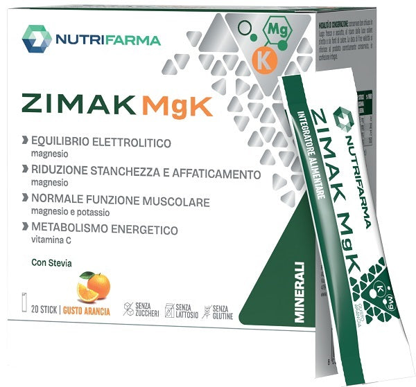 ZIMAK MGK 20 STICK ARANCIA SENZA GLUTINE E LATTOSIO
