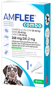 AMFLEE COMBO*spot-on soluz 3 pipette 2,68 ml 268 mg + 241,2mg cani da 20 a 40 Kg