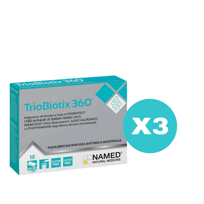 3 Confezioni Triobiotix360 - Tot. 30 Bustine - Named - 3 Confezioni Triobiotix360 - Tot. 30 Bustine - Named