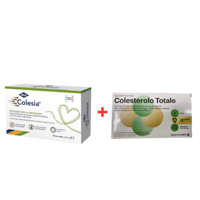 Colesia Soft Gel 60 Capsule Molli ( +Test Autodiagnostico per il Colesterolo totale in Omaggio nel carrello)