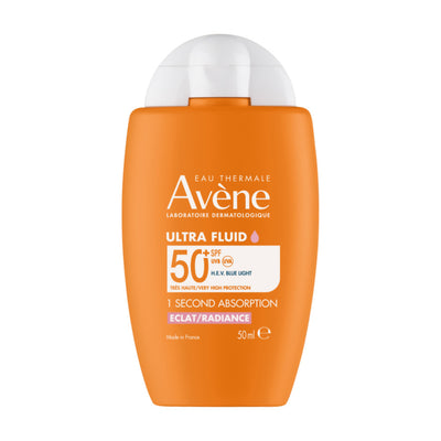 Eau Thermale Avène Solare Ultra Fluid  Luminosità SPF 50+ 50ml