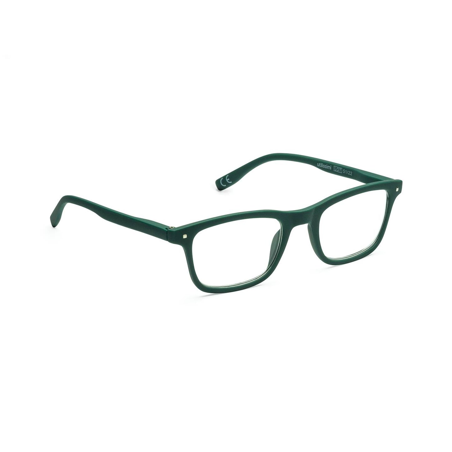 Utilissimi - Occhiali da lettura per la presbiopia semplice D+3,00 diottrie Color Verde Scuro