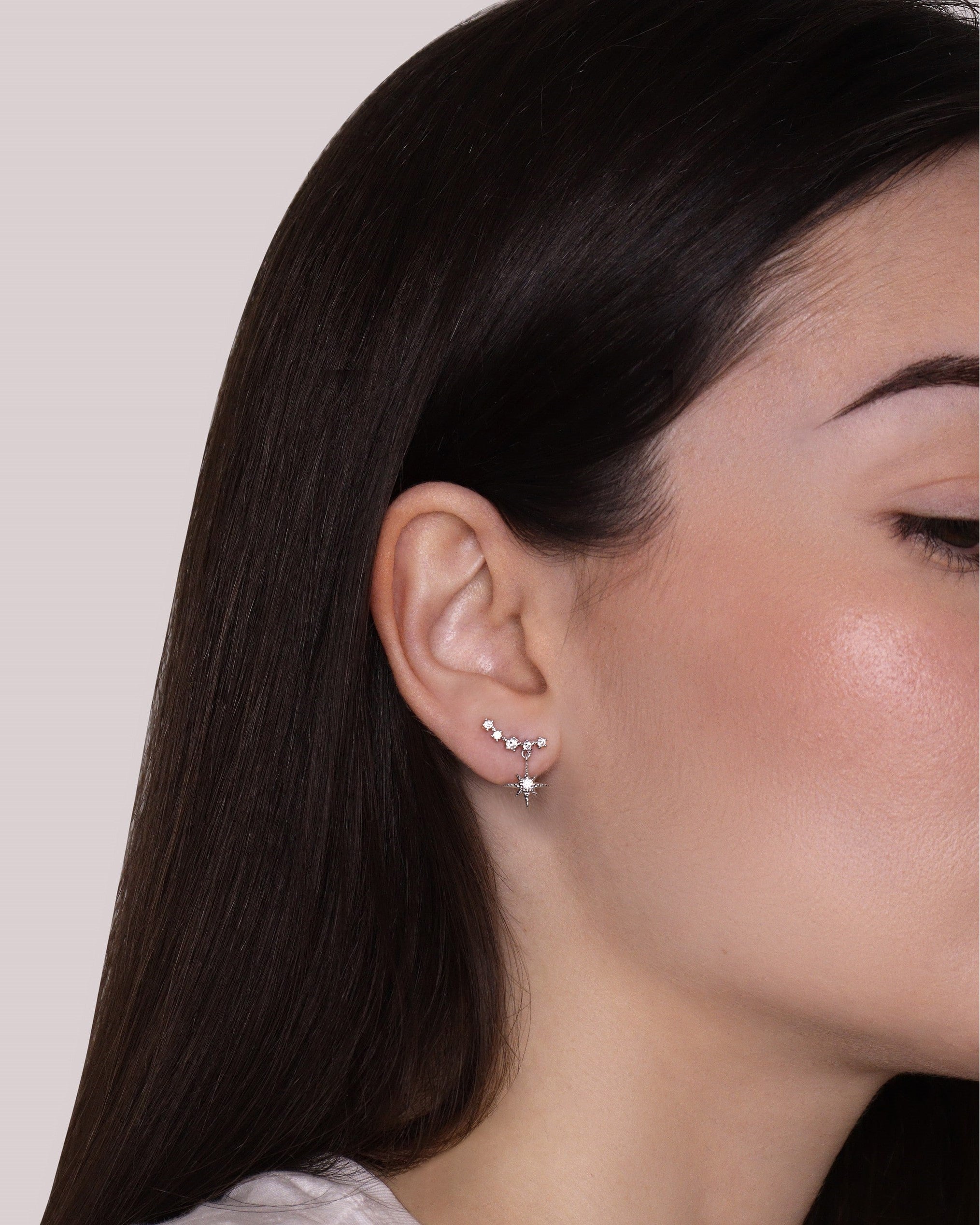 VERAME' Orecchini a lobo con pendente Elsa Argento - VERAME' Orecchini a lobo con pendente Elsa Argento