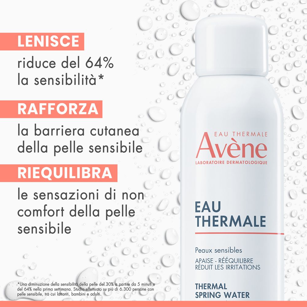 Avène Eau Thermale  Acqua Termale Spray Pelle Sensibile 300ml