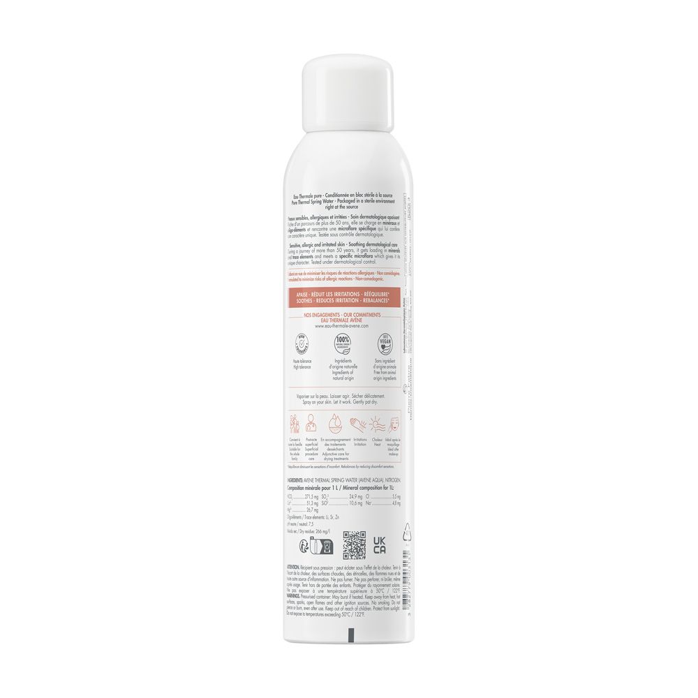 Avène Eau Thermale  Acqua Termale Spray Pelle Sensibile 300ml