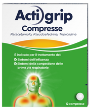 ACTIGRIP 2,5 MG/60 MG/500 MG COMPRESSE