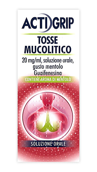 ACTIGRIP TOSSE MUCOLITICO*orale soluz flacone 150 ml 20 mg/ml