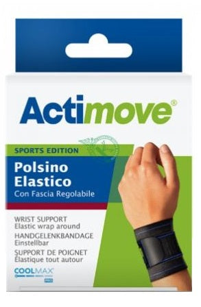 ACTIMOVE SPORTS EDITION POLSINO ELASTICO CON FASCIA REGOLABILE UNIVERSALE - ACTIMOVE SPORTS EDITION POLSINO ELASTICO CON FASCIA REGOLABILE UNIVERSALE