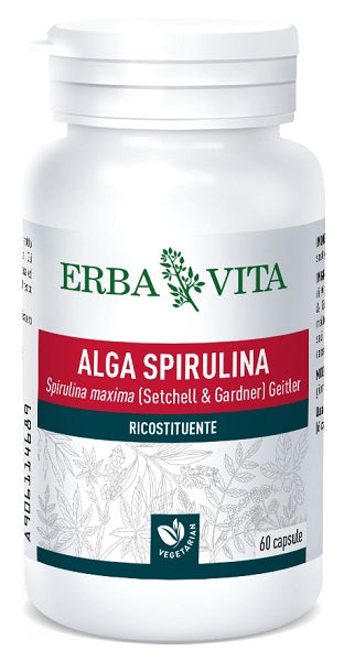 ALGA SPIRULINA 60 CAPSULE 450 MG