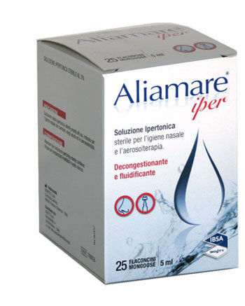 ALIAMARE IPER 25 FLACONCINI IPERTONICI DA 5 ML