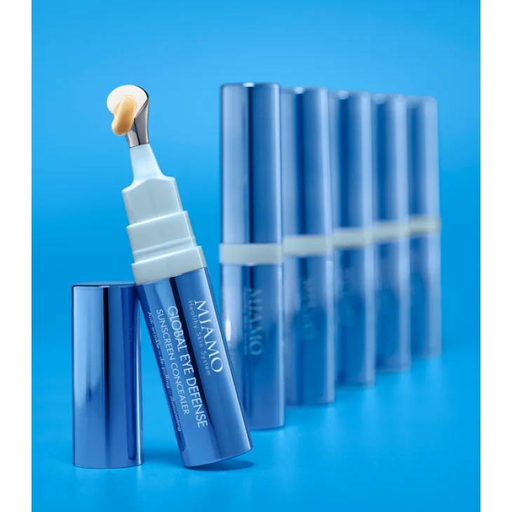 Miamo skin color Care Global Eye Defence Sunscreen  Peptide Concealer SPF 30 Apricoat