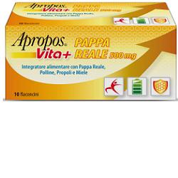 APROPOS VITA+ PAPPA REALE 500 MG 10 FLACONCINI 10 ML - APROPOS VITA+ PAPPA REALE 500 MG 10 FLACONCINI 10 ML