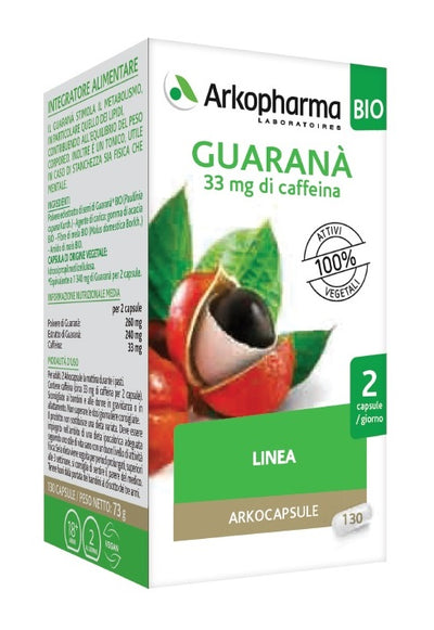 ARKO CAPSULE GUARANA' BIO 130 CAPSULE