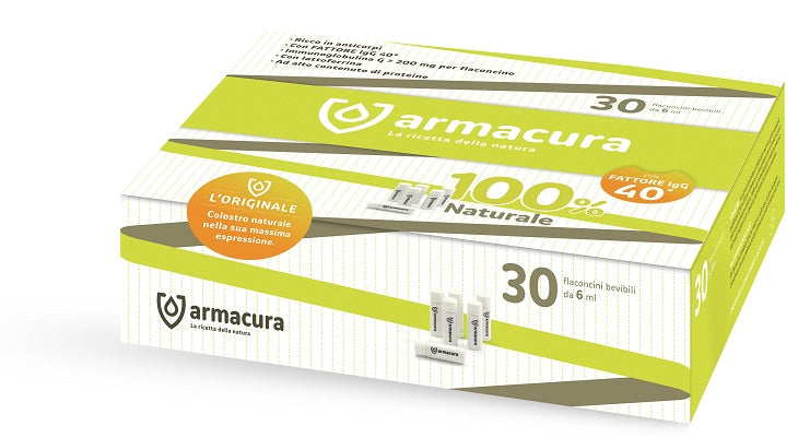 ARMACURA COLOSTRO 100% 30 FLACONCINI BEVIBILI - ARMACURA COLOSTRO 100% 30 FLACONCINI BEVIBILI