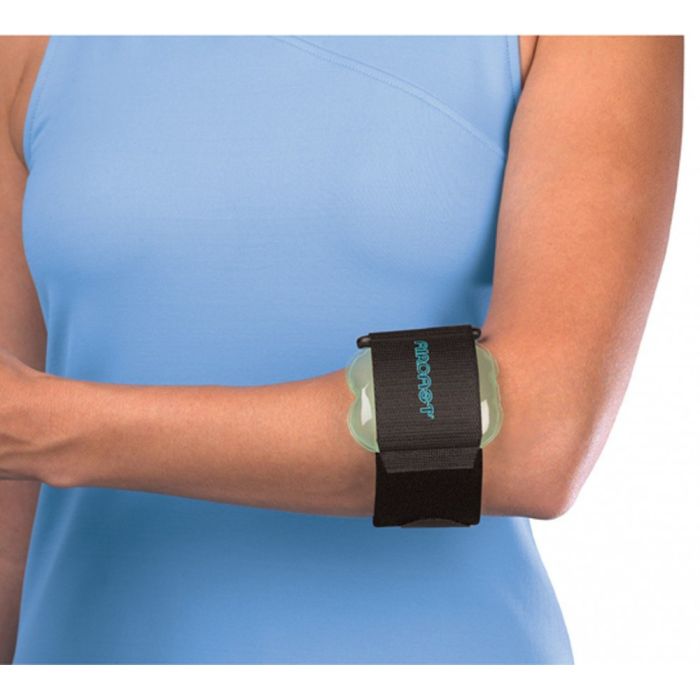 Armband fascia epicondilite - Gomito del tennista, golfista, tendinite e tunnel carpale - Ambidestra per compressione mirata