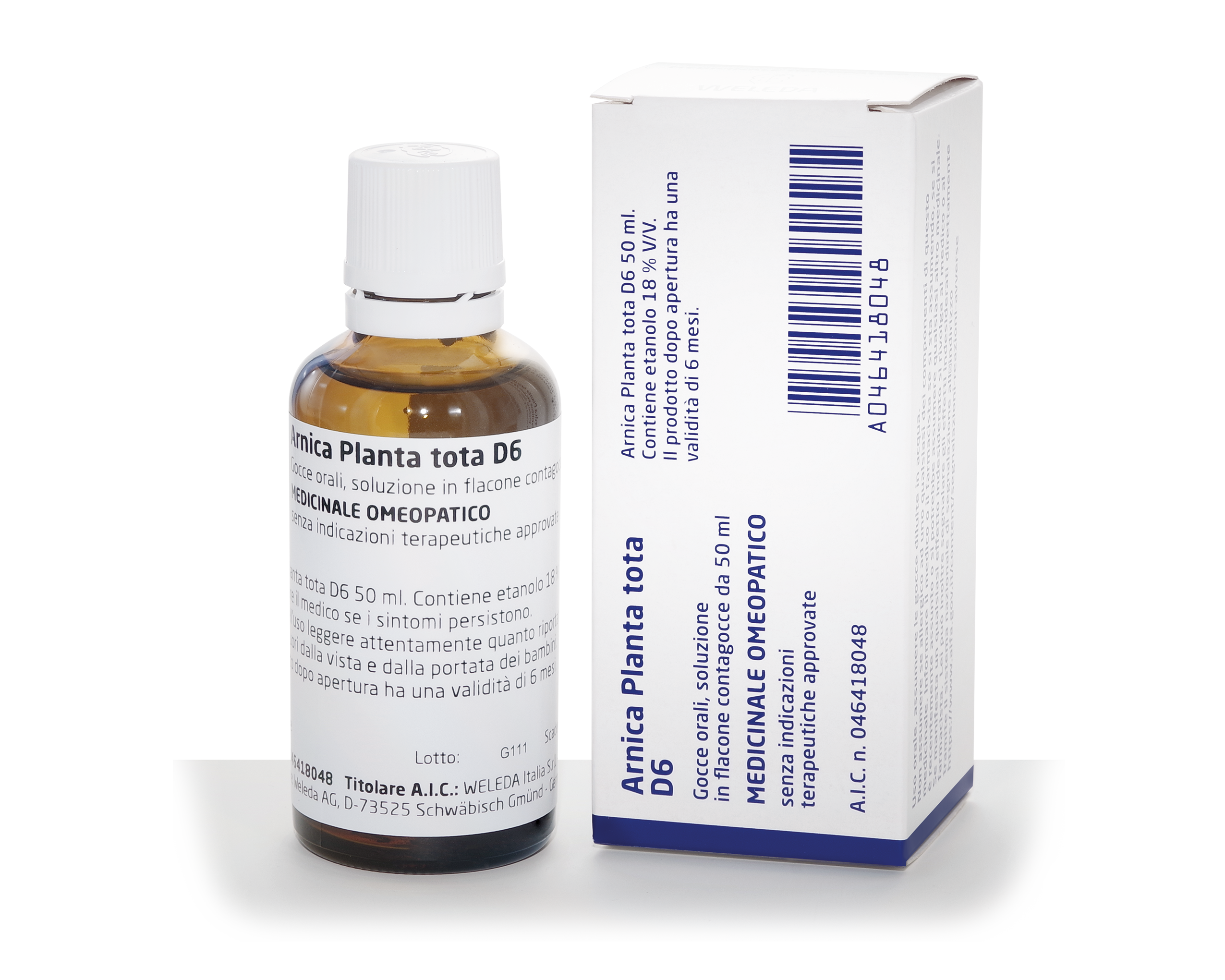 ARNICA PLANTA TOTA*orale gtt D6 50 ml - ARNICA PLANTA TOTA*orale gtt D6 50 ml