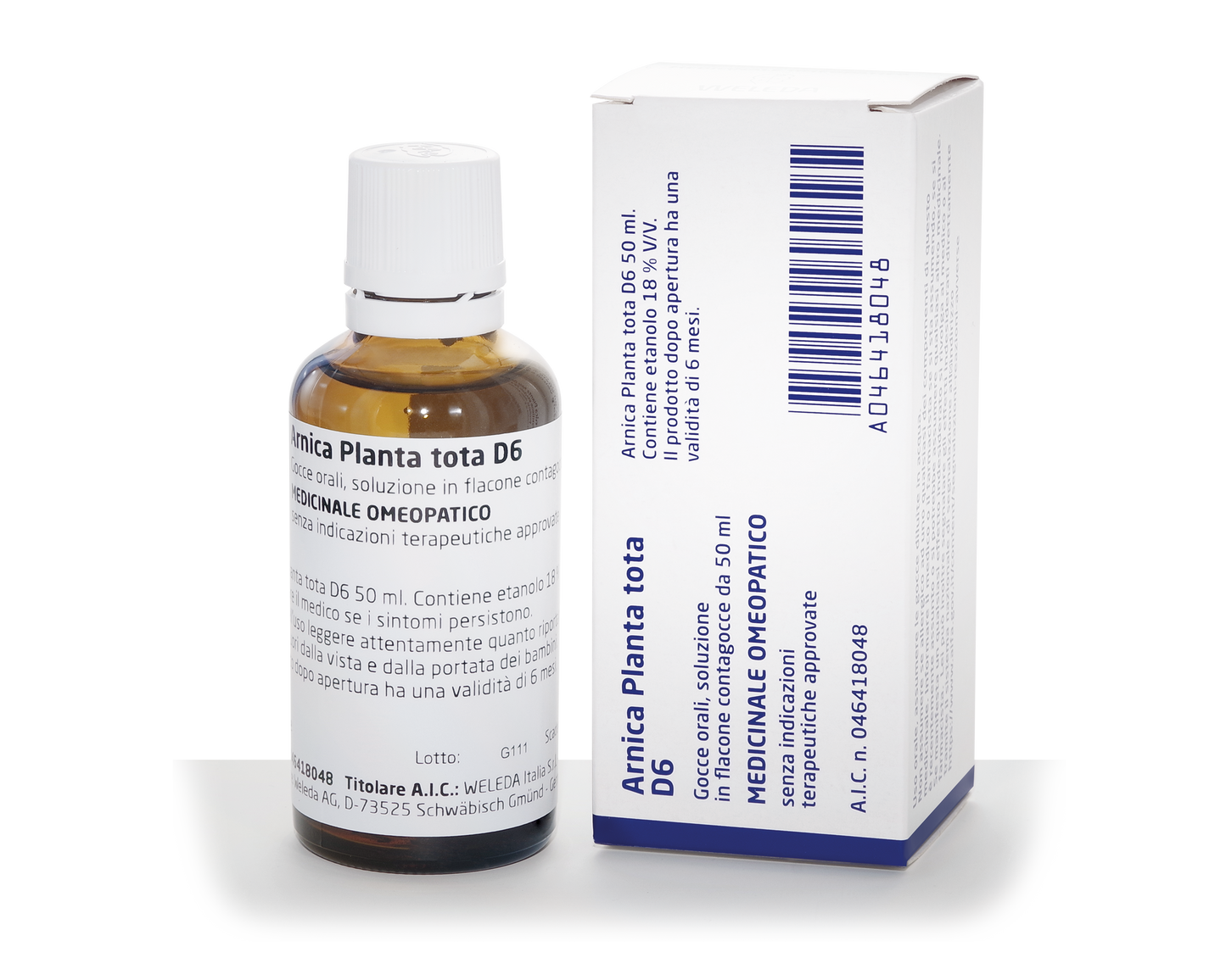 ARNICA PLANTA TOTA*orale gtt D6 50 ml