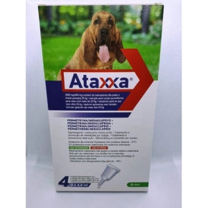 Ataxxa Spot-On Soluz 4 Pipette 4 Ml 2.000 Mg + 400 Mg Cani Da 25 A 40 Kg