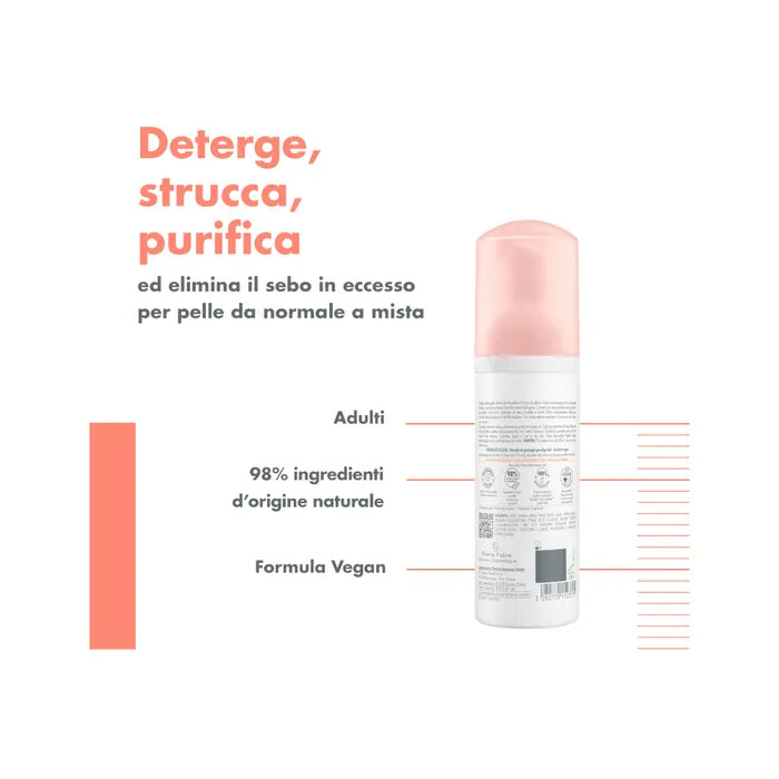 Eau Thermale Avène Les Essentiels - Mousse Opacizzante Detergente - 150ml - Eau Thermale Avène Les Essentiels - Mousse Opacizzante Detergente - 150ml